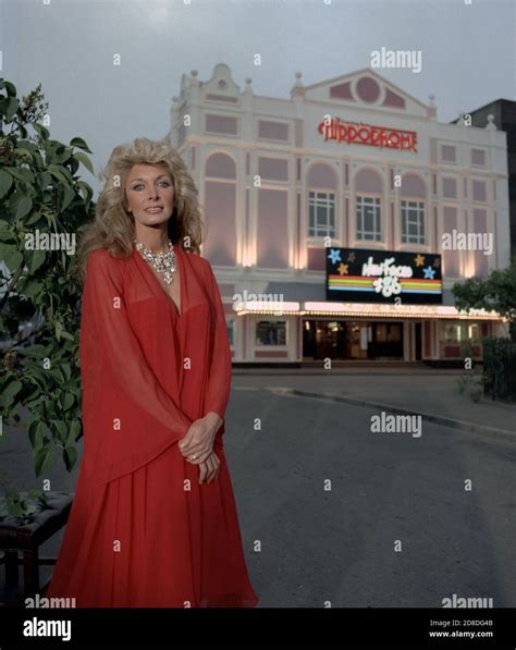 Comedian Marti Caine outside the Hippodrome theatre Birmingham when she ...