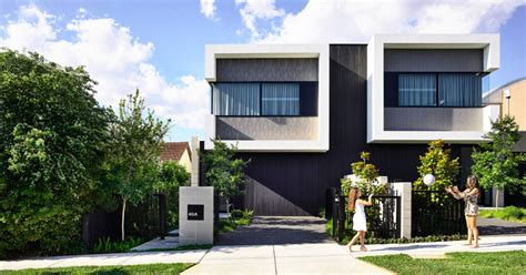 Jamison Architects Have Designed A Contemporary Duplex With Concealed Garages And An Open Plan ...