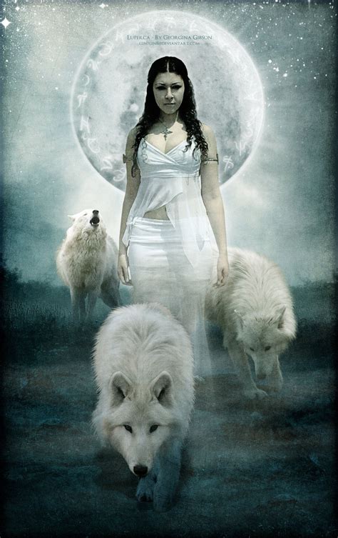 Luperca - Etruscan Goddess by Georgina-Gibson.deviantart.com | Goddess, Moon goddess, Wolves and ...