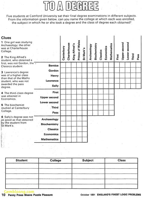 Printable Puzzles Adults Logic Printable Crossword Puzzles | Printable Logic Puzzles