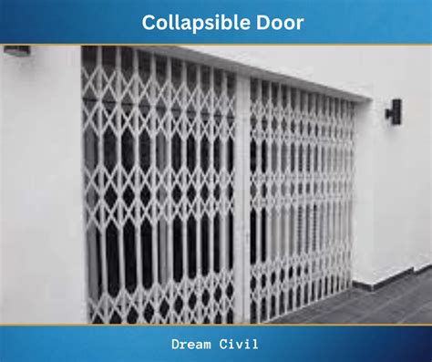 Collapsible Doors: Types, Advantages and Disadvantages of Collapsible Door - Dream Civil