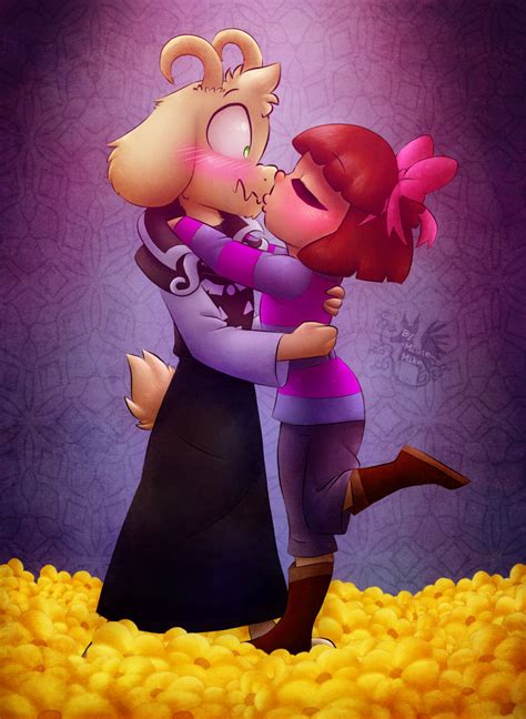 Frisk X Asriel by Marie-Mike on DeviantArt