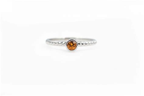 Citrine Birthstone Ring - Designs by Aaron