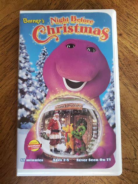 Barney S Night Before Christmas Pal Vhs Video Tape T | The Best Porn ...