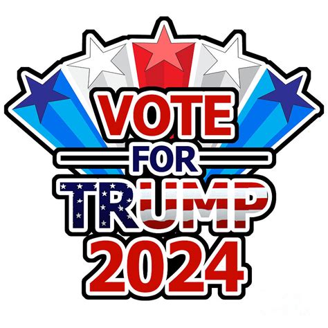 Vote for Trump 2024 Digital Art by Bigalbaloo Stock | Pixels