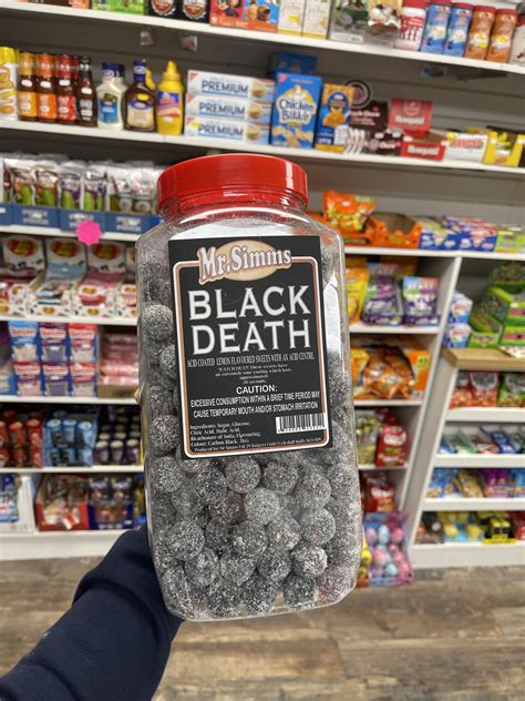 Black Death Mega Sour 100g Bag | Curious Candy