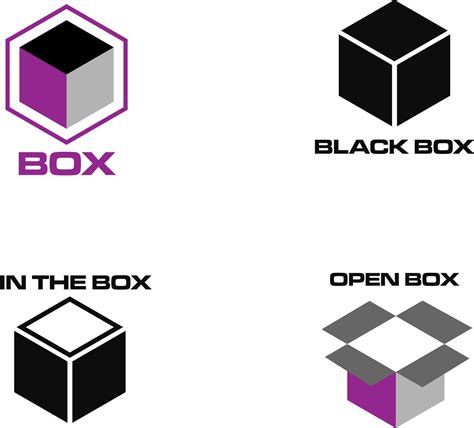 box logo design vector template 5069051 Vector Art at Vecteezy