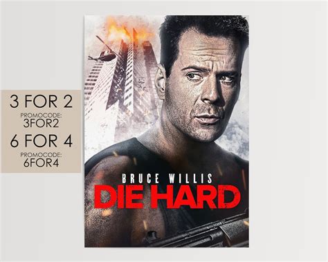 Die Hard 1988 Poster Movie Poster Art Film Print Gift DH001 - Etsy