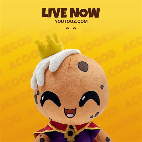 The A Cookie God Plush is Live Now! 🍪👑 : r/Youtooz