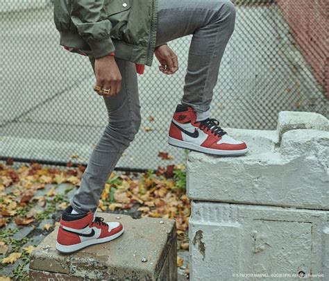 On Feet photos of the Air Jordan 1 "Origin Story". Modeled by Shameik Moore, the voice of Miles ...