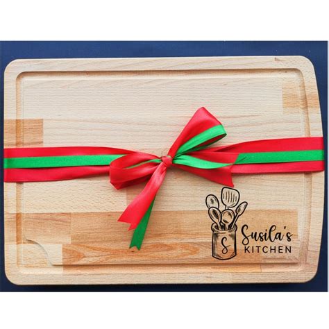 Personalized Wooden Chopping Board with Laser Engravings | Customize ...