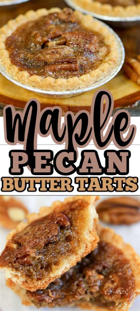 Maple Pecan Butter Tarts