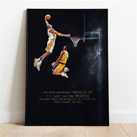 Kobe Bryant inspired poster | Etsy