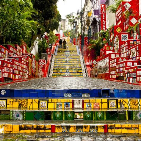 Escadaria Selaron | Beautiful Global | Rio de janeiro, Beautiful places, Visit brazil