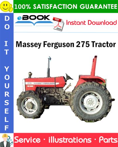 Massey Ferguson 275 Tractor Parts Manual (S/N: After to 9A349239) – PDF Download