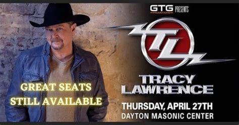 Tracy Lawrence at the Dayton Masonic Center