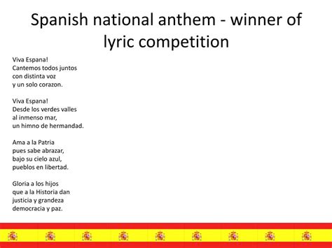 PPT - Spain national anthem PowerPoint Presentation, free download - ID ...