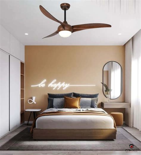 Brown Luminaire - 52”Ceiling fan with 3 x ABS Blades, BLDC Motor ...