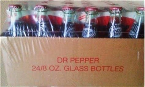 Original Dublin Dr Pepper Case 24 Glass Bottles Sealed