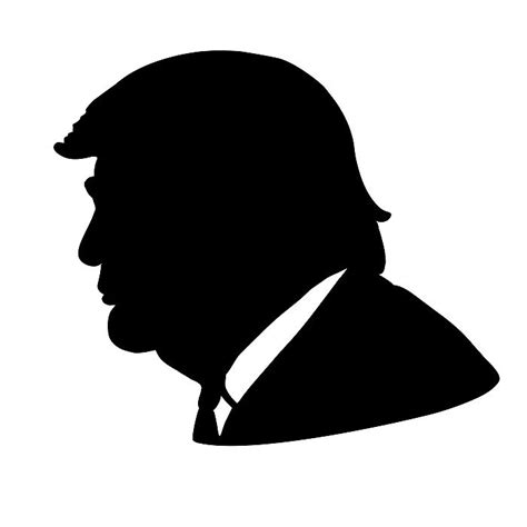 "Trump Silhouette" by Polytics | Redbubble