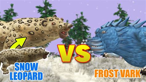 Snow Leopard vs Frost Vark | Animal vs Titan [S4E4] | SPORE - YouTube