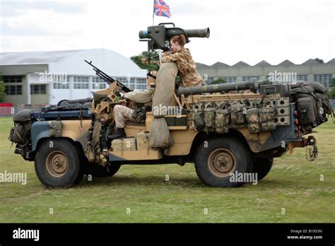 SAS vehicle (Land Rover) in action Stock Photo - Alamy