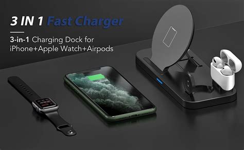 3 in 1 Wireless Charger Fast Charging Pad - TurboTech Co