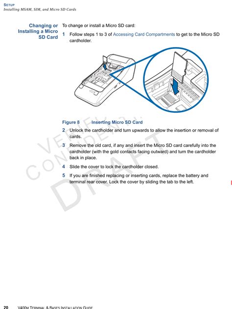 Verifone V400M4G Point of Sale Terminal User Manual Technical