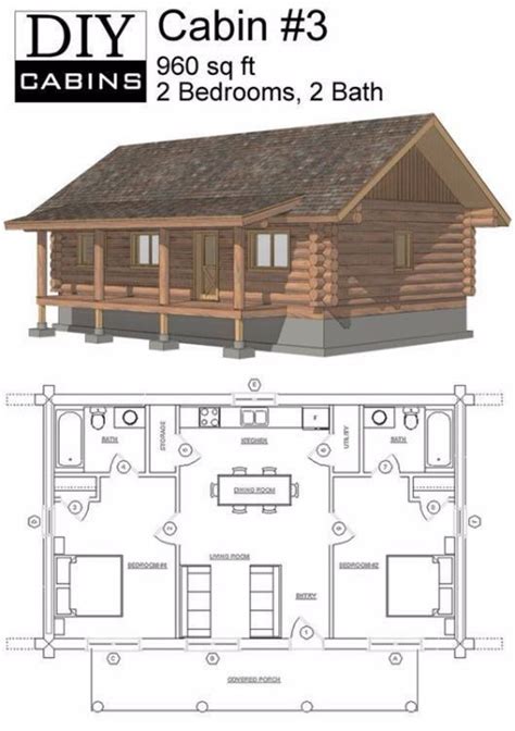 Pin by Pat Going on Home Sweet Home | Cabin house plans, Cottage house plans, Cabin floor plans