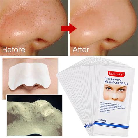 Nose Strips Care Deep Pore Cleansing Blackhead Remover Nasal Spot Facial Dot Sticker Sheet Nose ...