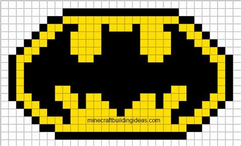 Batman Signal Template Awesome Batman Logo Batman Pixel Art, Pixel Art Logo, Pixel Art Minecraft ...