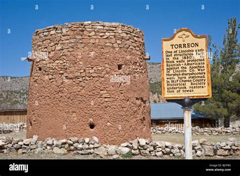 The adobe torreon stands as a remnant of the Lincoln County War, and Billy the Kid's reign in ...