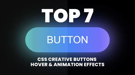 Top 7 CSS Creative Button Animation & Hover Effects - YouTube