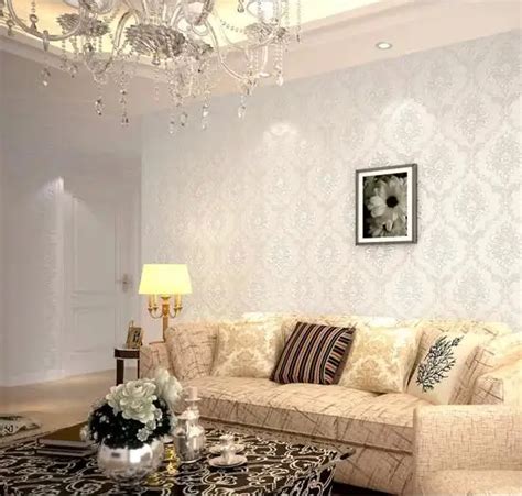 Aliexpress.com : Buy Modern Damask Feature Wallpaper Wall paper Roll ...