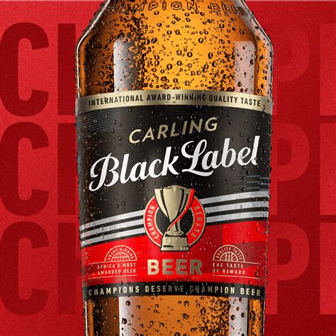 Carling Black Label - Visual Identity & Packaging :: Behance