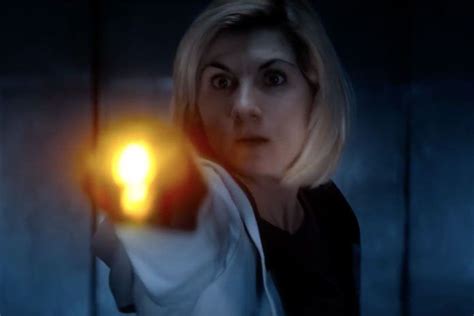 Thirteen and the cobbled together, hopefully temporary sonic screwdriver. 13th Doctor, First ...