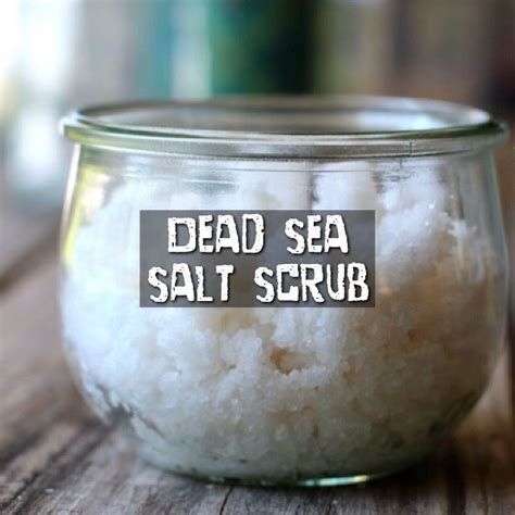 DIY | Dead Sea Salt Scrub | Sea salt scrubs, Salt scrub, Dead sea salt