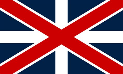 British Ireland flag I made : r/vexillology