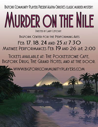 Murder on the Nile — The Continued Influence of Agatha Christie ...