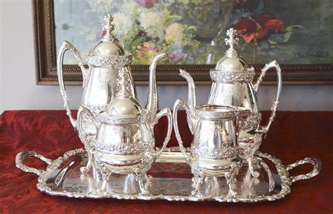 Victorian Reed & Barton Tea Set Antique Silver Plate Tea | Etsy | Silver plated tea set, Tea set ...