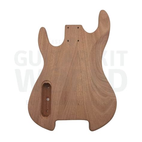 Headless Bass Guitar Kit with Mahogany body & Maple Neck | Guitar Kit World