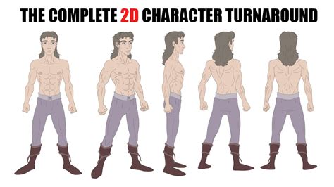 How to Animate a 360 Character Turnaround - 2d Animation Tutorial - YouTube