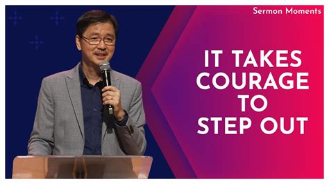 It Takes Courage To Step Out | Sermon Moments - YouTube