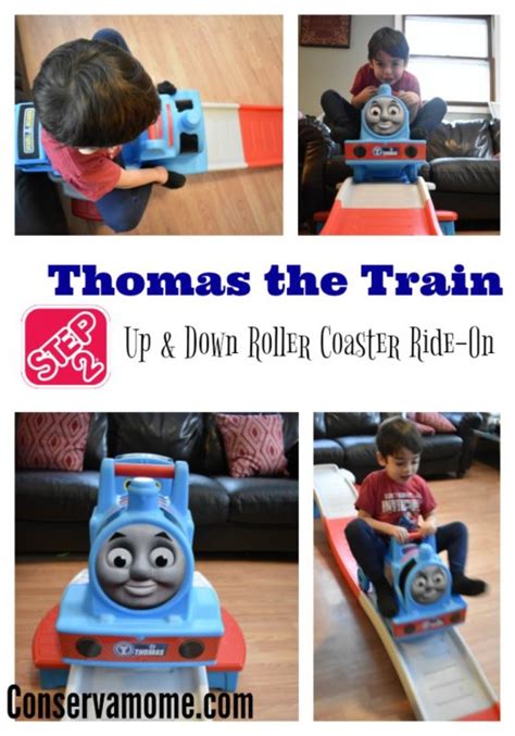 Step2 Thomas the Train Up & Down Roller Coaster Ride-On - ConservaMom