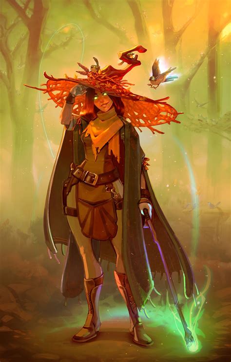 The Blind Druid, Rebecca Oborn on ArtStation at https://www.artstation ...