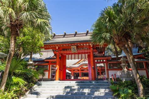 Aoshima, JAPAN - AUGUST 27: Aoshima Jinja , a Colorful Shinto Sh Stock ...