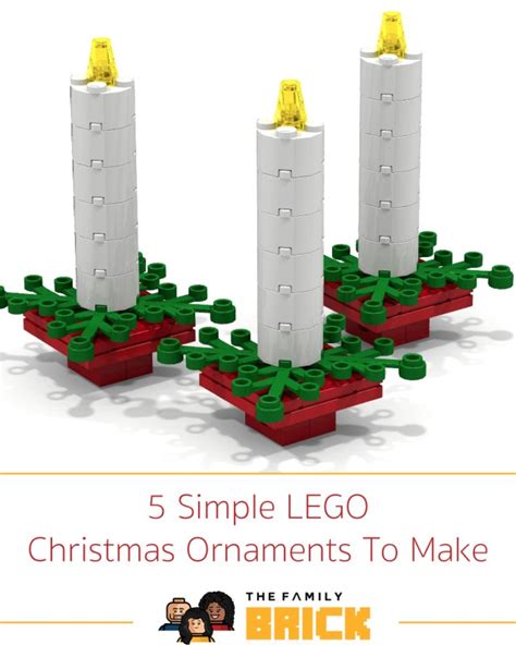 5 Simple LEGO Christmas Ornaments To Make - The Family Brick