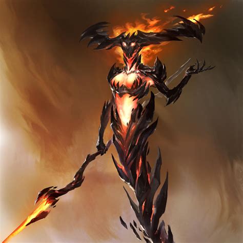 Queen of flames by thiago-almeida on DeviantArt