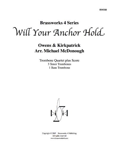 Will Your Anchor Hold Sheet Music by Matthew McDonough | nkoda | Free 7 days trial