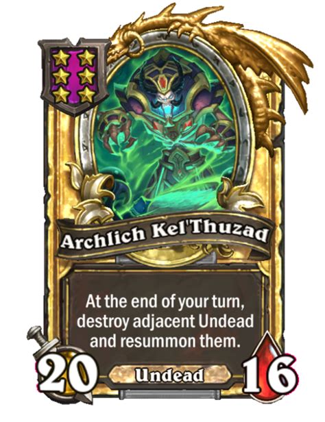 Archlich Kel'Thuzad - New Hearthstone Wiki